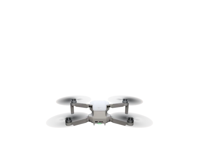 Drone DJI Mini SE em movimento